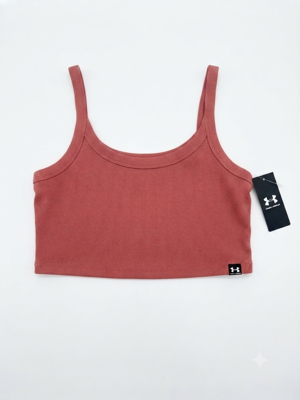 Under Armour Ribbed Fitted Crop Tank Top